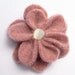 Light Pink Flower Hair Clip, Photography Prop, Perfect for Babies and Adults