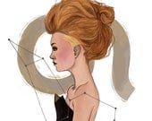 Leo - Lion // Zodiac Sign 8x10 Print