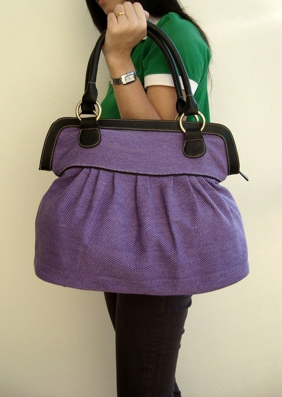 Handbags - Diaper bag, Tote bags, BPurple Women handbag, Travel bag, School bag