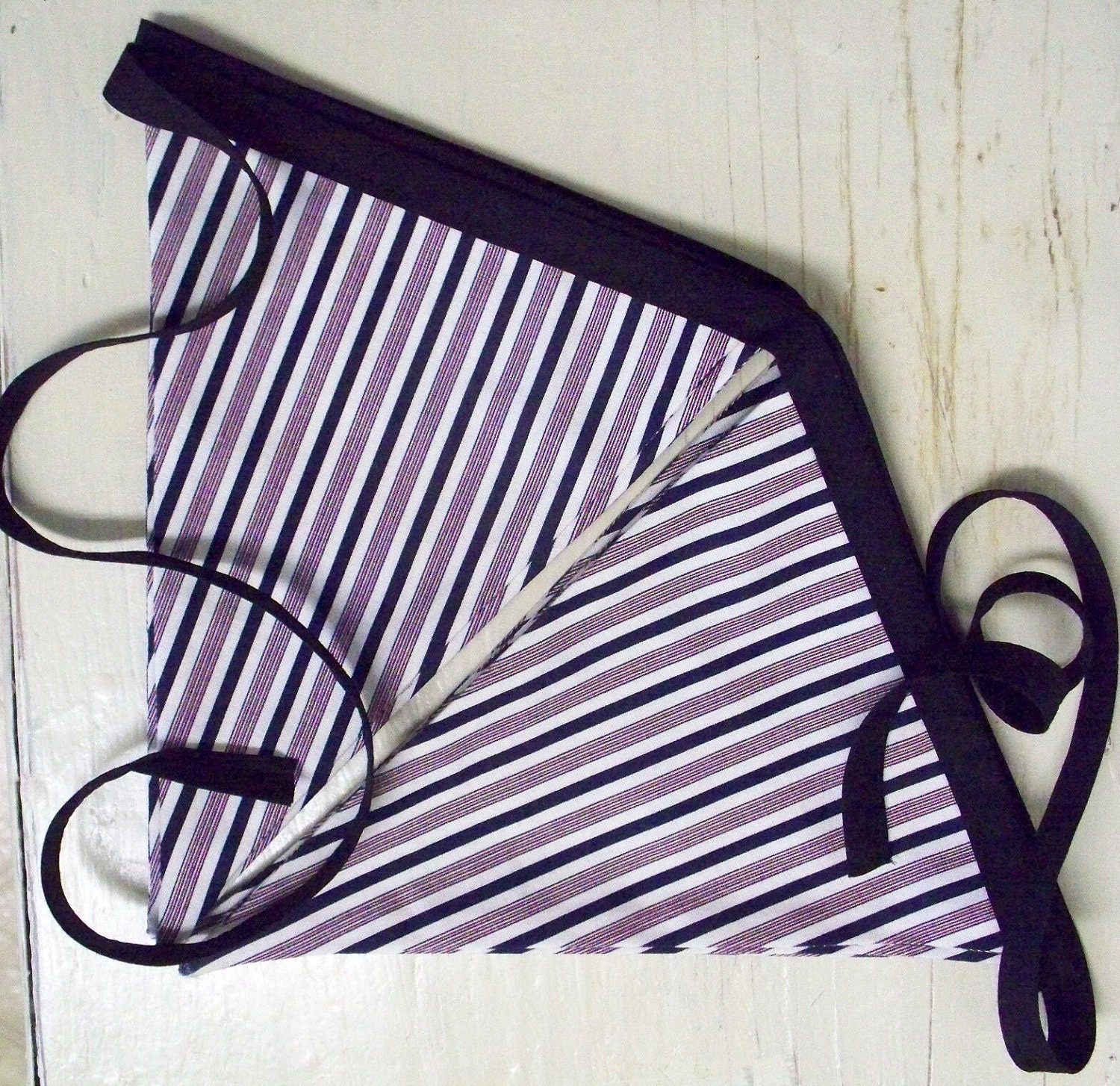 caravan black and white striped bunting