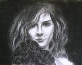 Original Charcoal Sketch/Painting - An Evening Out
