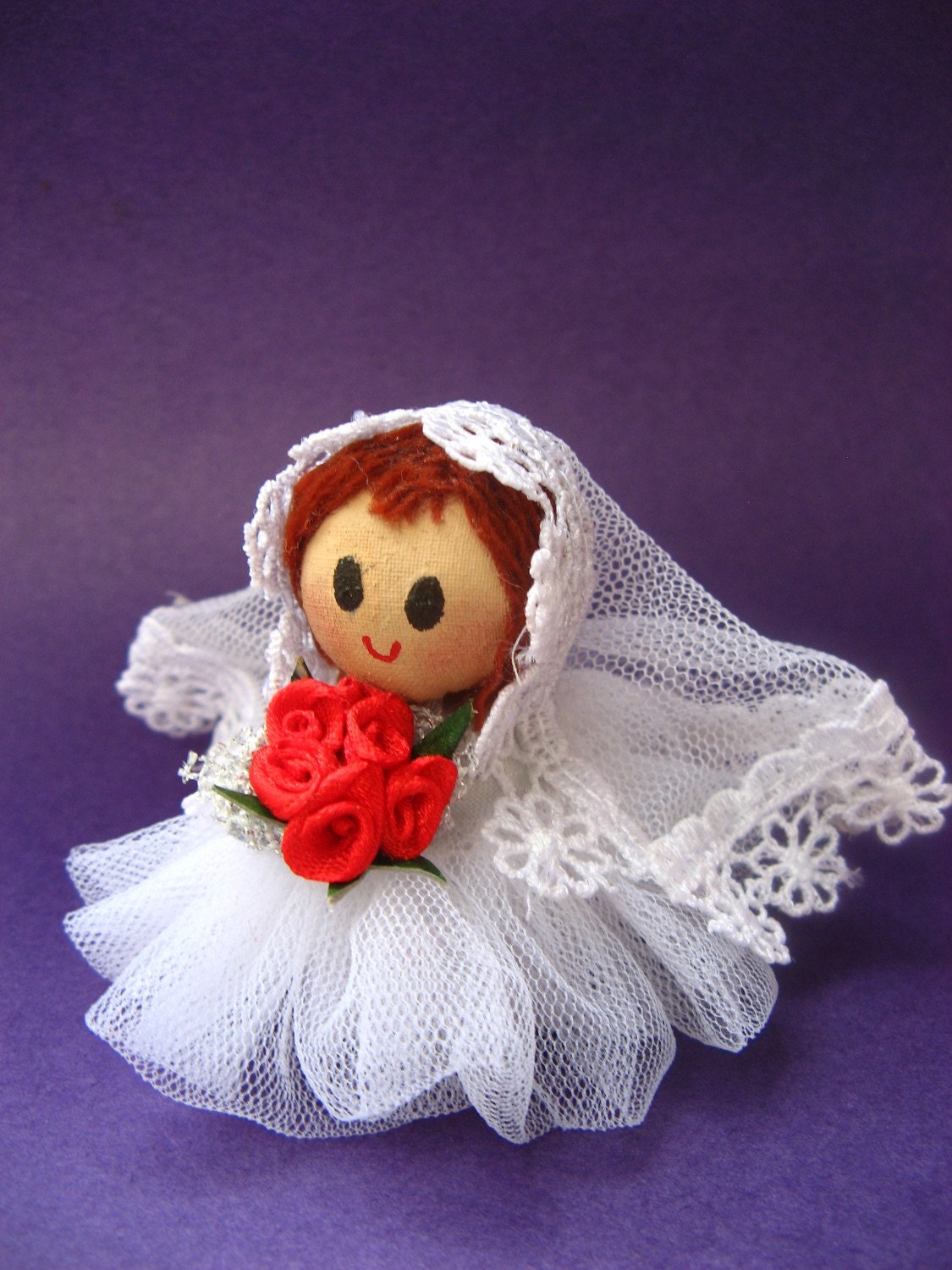 Miniature doll Ornament - Bride