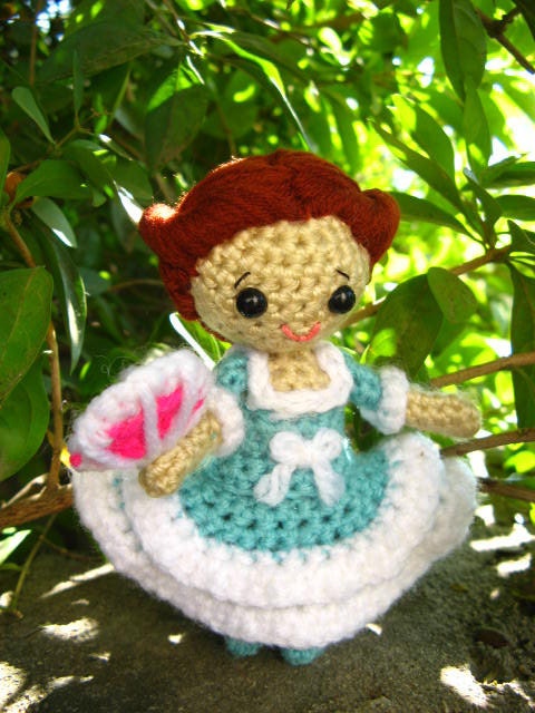 Amigurumi Girl crochet pattern PDF children's handmade gift doll making tutorial