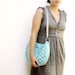 Mermaids Tail Bag - Folded Linen with Metal Strap