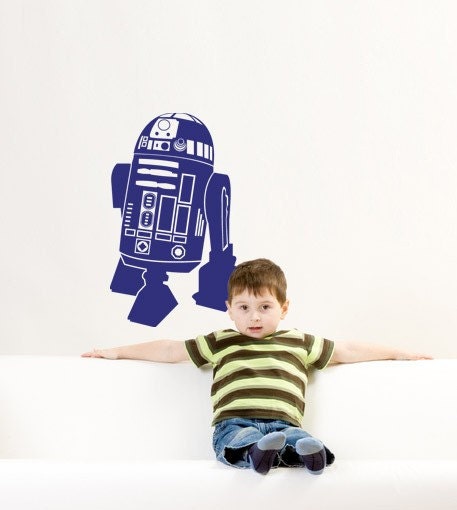 r2-d2 custom star wars decal by DecoModWalls