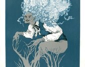 Tale of Struwwelpeter, Screenprint, Limited Ed, hand-printed