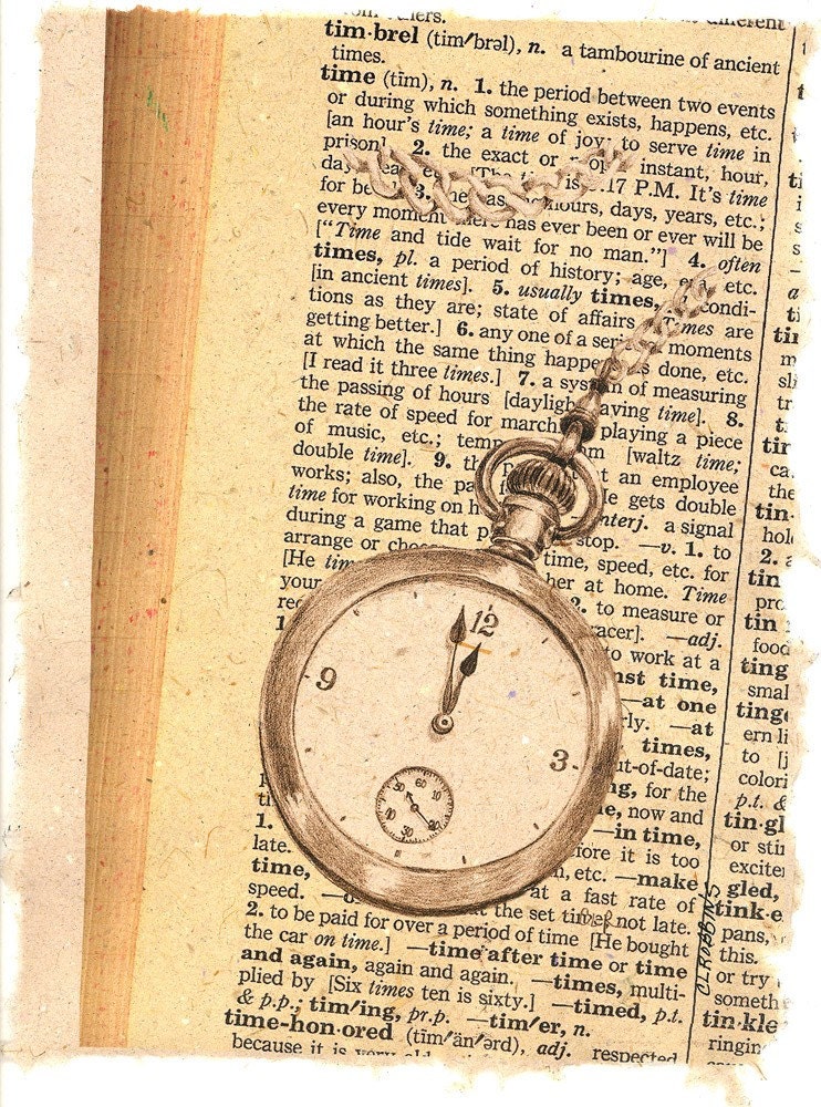 Out of Time on Handmade Paper