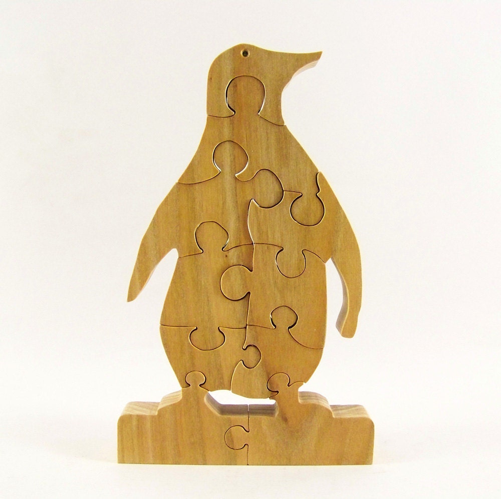Penguin Wood Puzzle