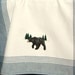 Bear Black Embroidered Cabin Kitchen Towel Woodland Pine Forest Rustic Lodge Home Decor