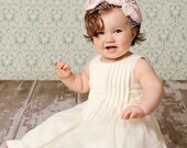 The Audrey Vintage Raw Silk Handmade Triple Rosette Headband with French Tulle Baby  Toddler Girl Adult  MANY COLORS AVAILABLE Easter