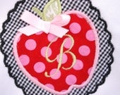 Personalized Ruffle Frill Apple Applique Shirt