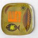 Large Square Enamel on Copper Plate by MIGUEL PINEDA