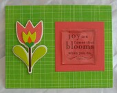 Joy Is A Flower card