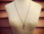 little vintage key necklace.