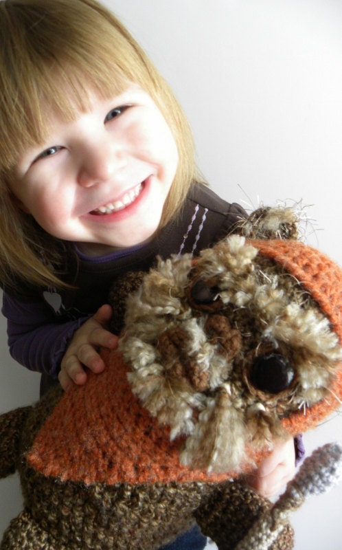 CROCHET PATTERN - Ewok Inspired Cuddle Buddy