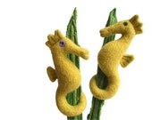 Waldorf toy, sea horse, all natural toy, eco friendly toy