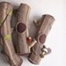 Tree pillow bark textured