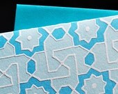Old Wall Tile Letterpress Cards, set of 6