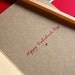 Favorite things, Letterpress Valentine card.