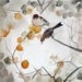 30% Off SALE - Autumn Bird Art - Asian Art - Animal Art - Fall - 8x8 Giclee Print