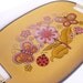 Retro Orange Red Yellow Floral Tray from the 60's