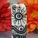 Michou P. Anderson Lampwork Beads - Black on White No.1