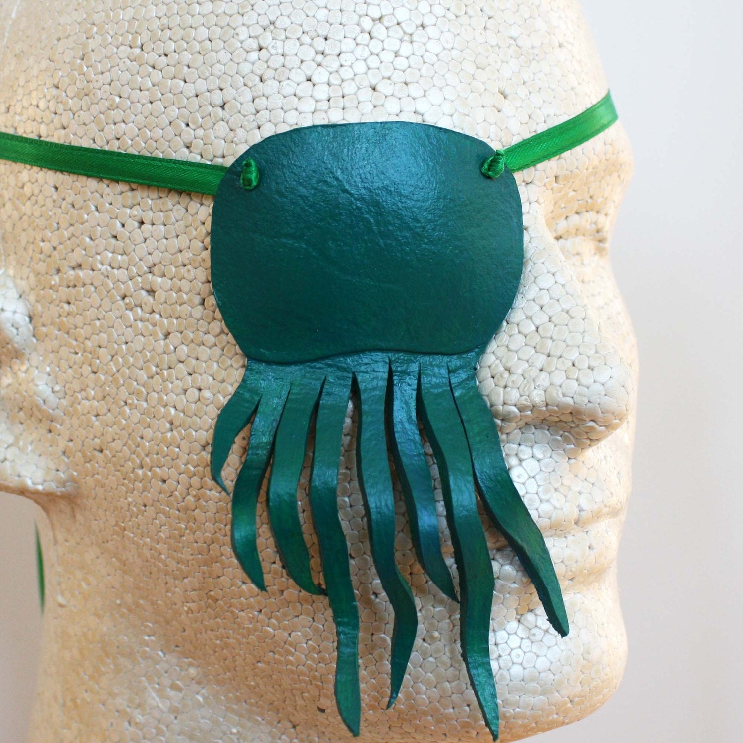 Leather Jellyfish Eye Patch - Handmade