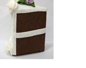 Wool Felt Play Food - Chocolate Cake Slice