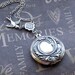 Silver Locket Necklace - Enchanted Immortal Love - By TheEnchantedLocket