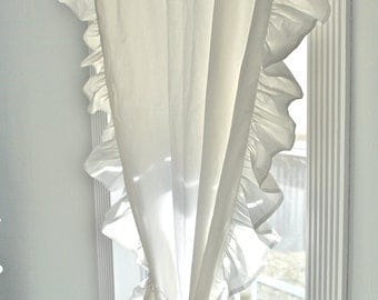 Ruffled Edge Chic Curtain