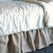 Burlap Bed Skirt Queen and King