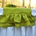 Light Green Burlap Table Runner
