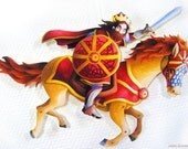 The Red King   Paper doll