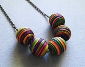 Colorful Necklace. Rainbow Necklace. Gumball Necklace. Beaded Necklace. Statement Necklace. Statement Jewelry