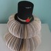 vintage book repurposed snowman paper decor