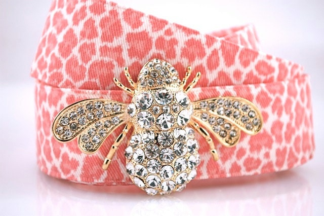 Pink Leopard Belt