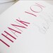 Thank You Dahlin Modern Greeting Card