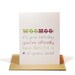 Modern Typography Funny Birthday Card