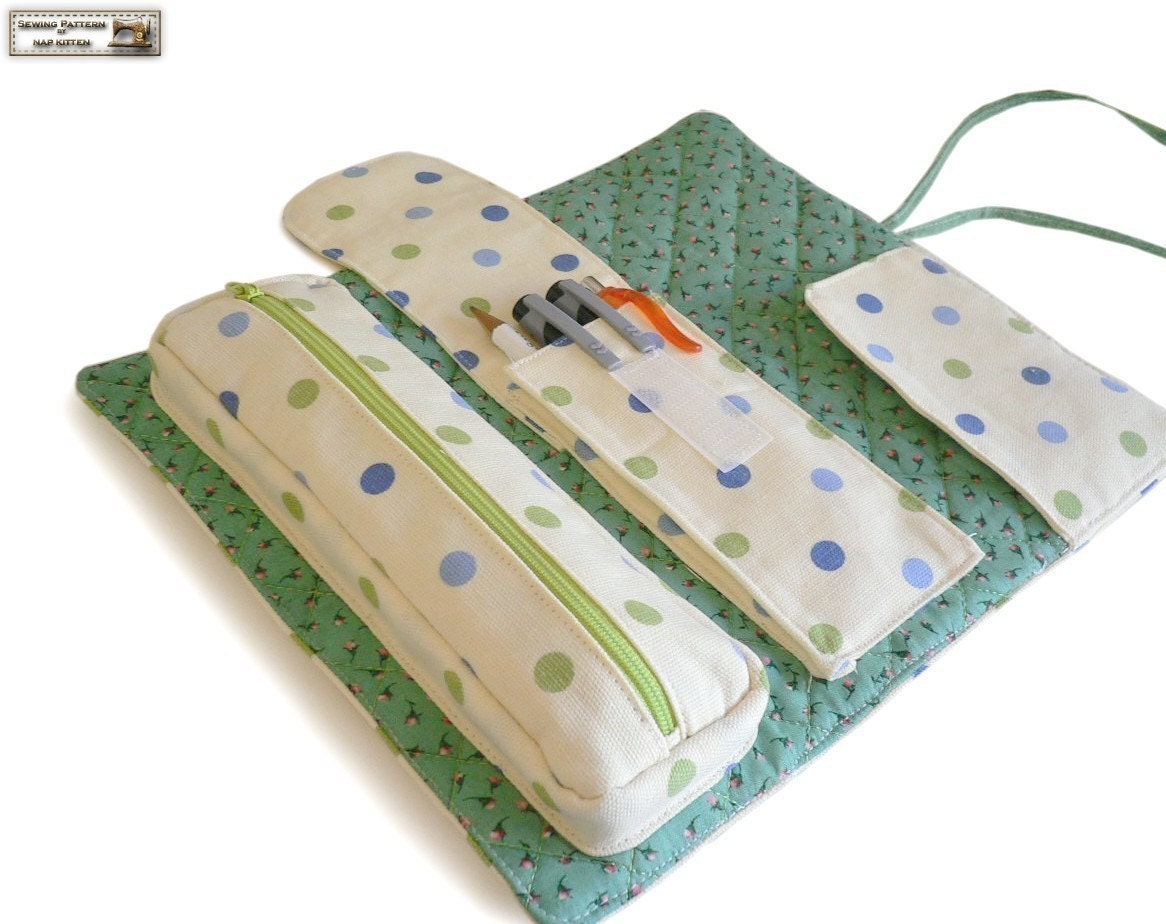Roll organizer sewing pattern/tutorial --- PDF