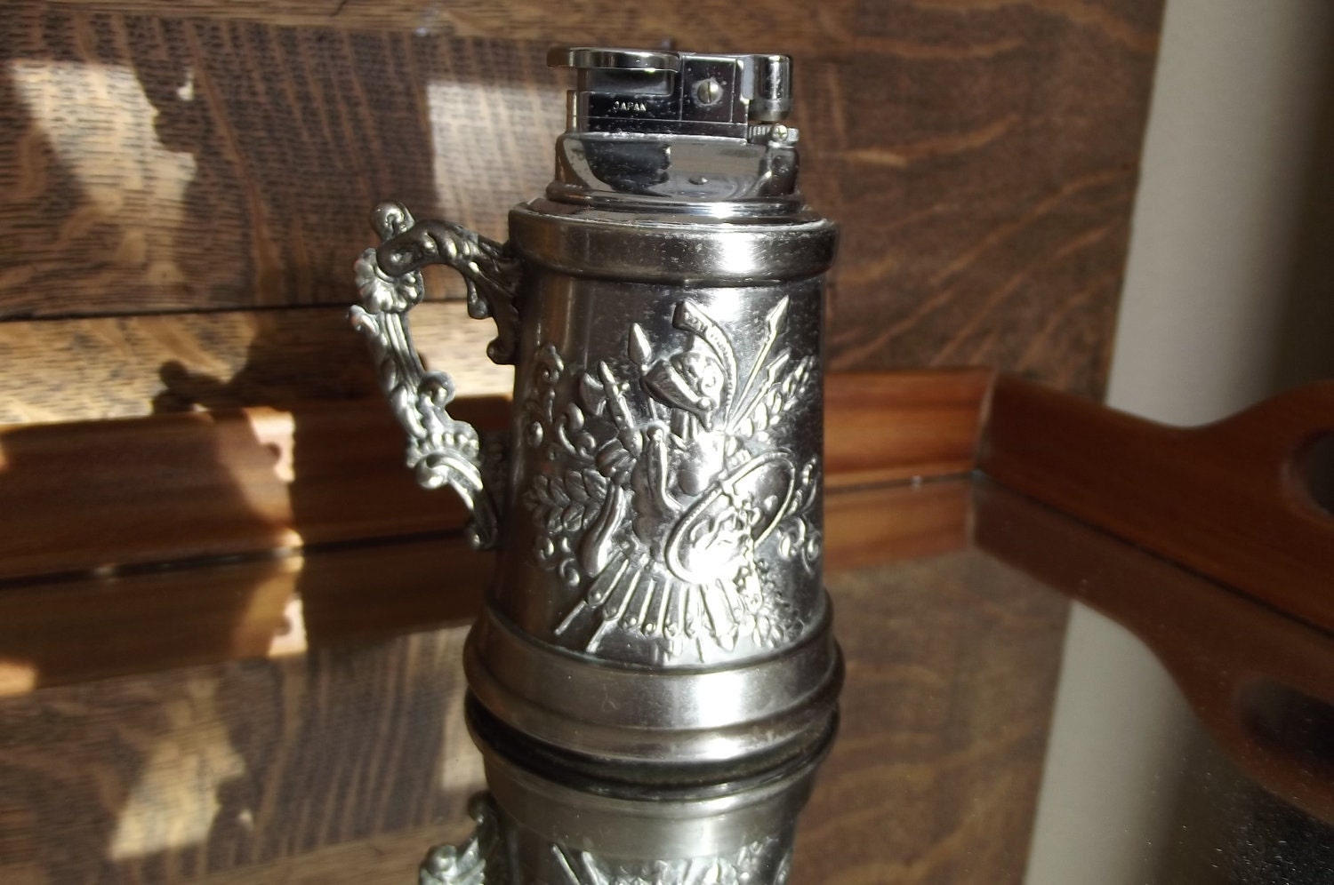 Sale///Medieval Silver Table Lighter ///Sale