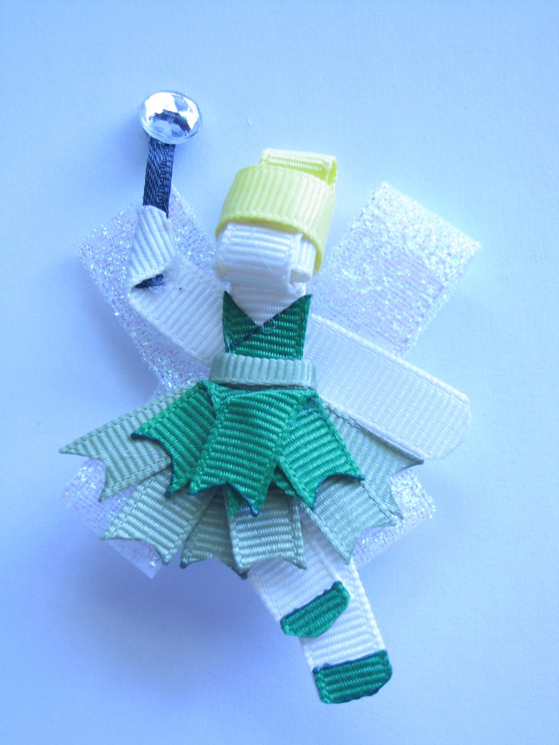 Tinkerbell inspired hair clip