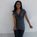 Classic Chic Cowl Neck Jersey Blouse - SARA