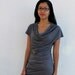 Classic Chic Cowl Neck Jersey Blouse - SARA