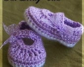Baby Crochet Pattern Baby for BABY RIBBON MARYJANES digital