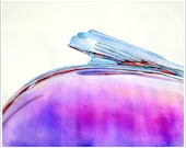Art Print from original watercolor-Pontiac Hood Ornament (Illustration)