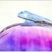 Art Print from original watercolor-Pontiac Hood Ornament (Illustration)