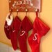Custom Stocking Hanger Vinyl Wood Sign