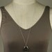 Silver Plated Sailor Locket, Vintage Nautical Photo Pendant, Simple Jewelry, Long Anchor Necklace, Oval Shape, Sterling Chain