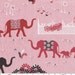 SALE - 1 yard - Parade day in pink, Peacock Lane collection by Violet Craft, Michael Miller Fabrics