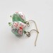 Green Owl Earrings